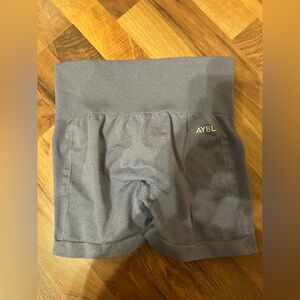 AYBL Blue Ribbed Shorts